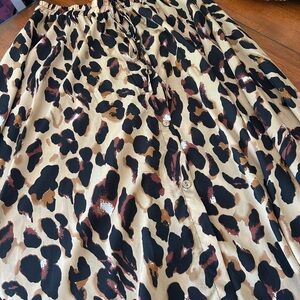 Leopard Print Women's Skirt